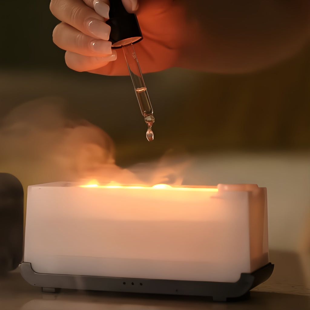 Modern- Simulated Flame Aroma Diffuser