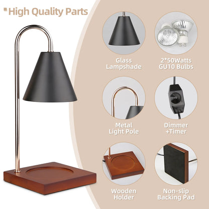 Golden Ember Lamp Candle Warmer