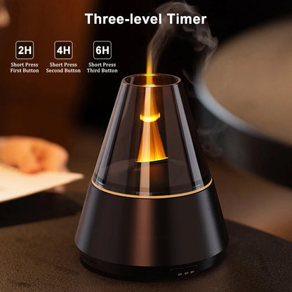 Sleek- Simulated Flame Aroma Diffuser