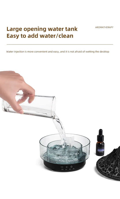 Volcano- Simulated Flame Aroma Diffuser