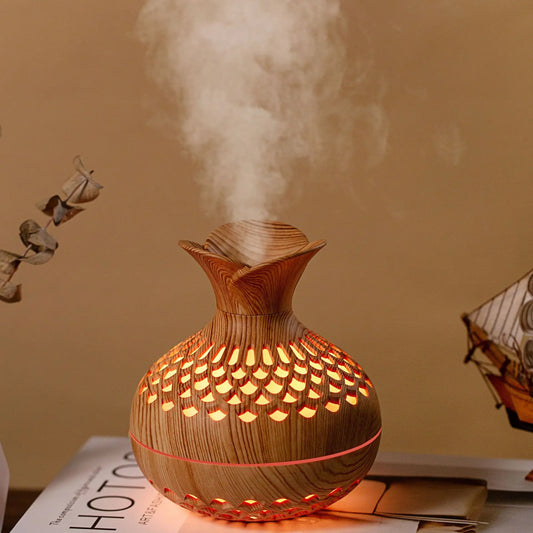 Flower- Wood Grain Wood Diffuser