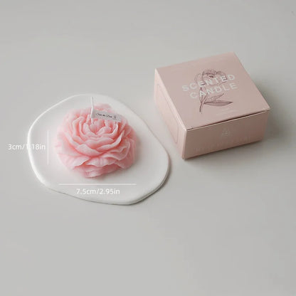 Scented Peony Flower Candle