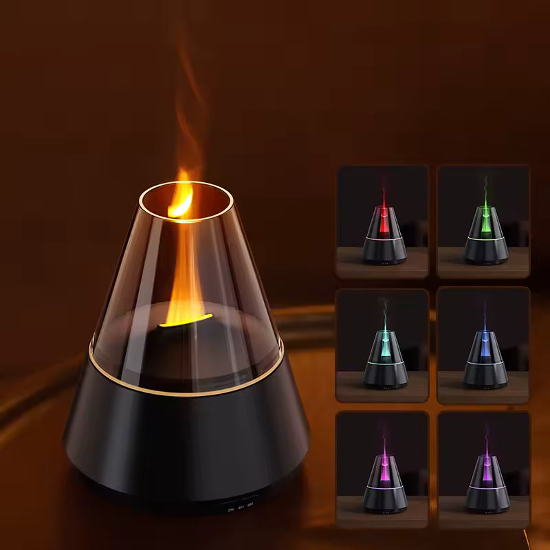 Sleek- Simulated Flame Aroma Diffuser