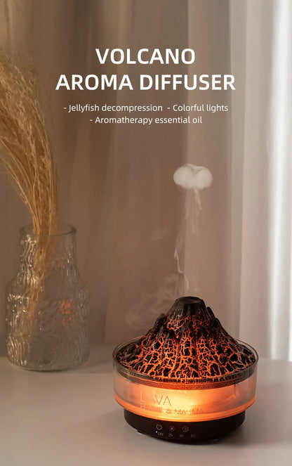 Volcano- Simulated Flame Aroma Diffuser