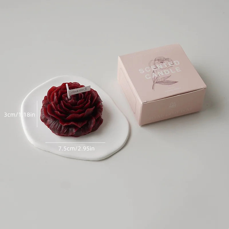 Scented Peony Flower Candle