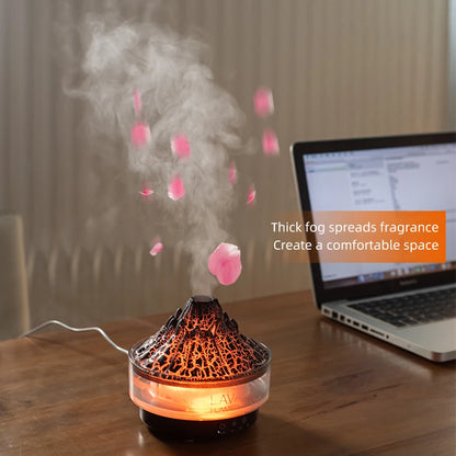 Volcano- Simulated Flame Aroma Diffuser