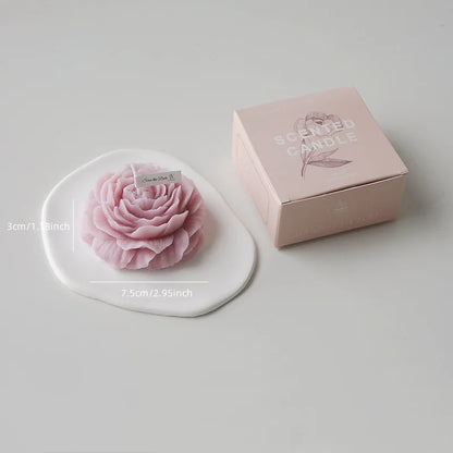 Scented Peony Flower Candle